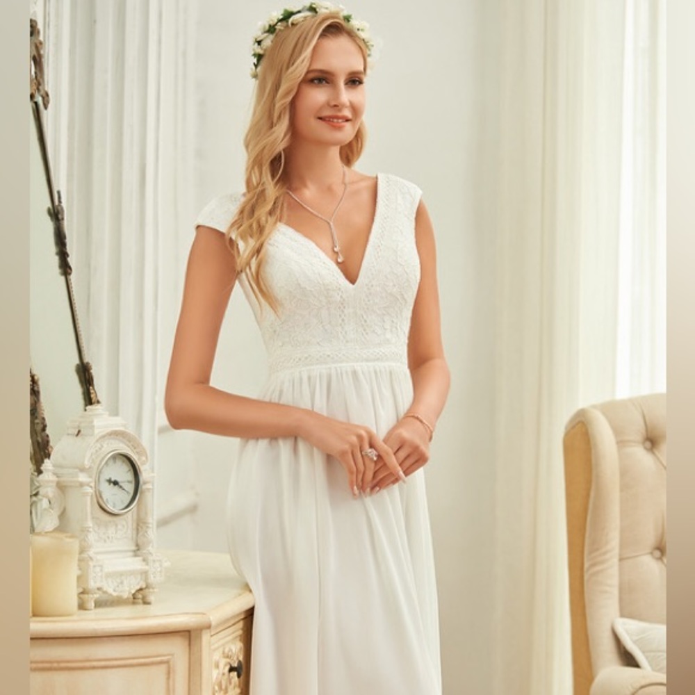 New White Gown